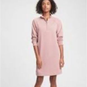 Gap Factor 1/4 zip sweatshirt dress S